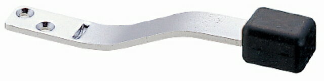 ベスト 417 上框戸当り クローム 黒ゴム 95ミリ #417-95-4-1