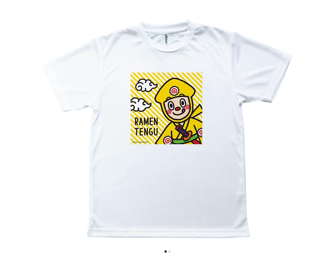 ラーメンてんぐ ドライ Tシャツ ( ベーシック ) 林家 木久扇 笑点 落語 Tシャツ Mサイズ Lサイズ 速乾 男女兼用 メンズ レディース 推し活 ギフト プレゼント