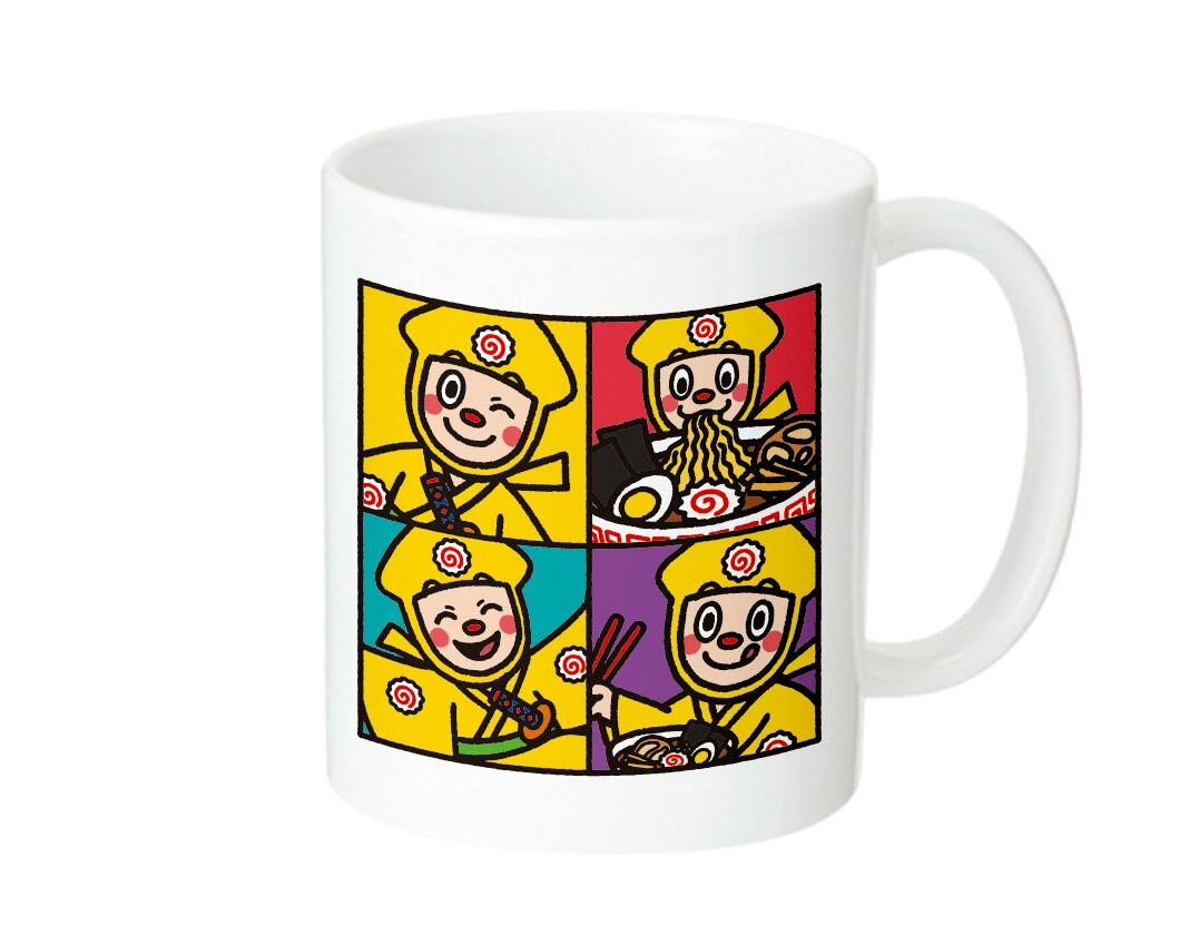 ラーメンてんぐ マグカップ ( 4カット ) 林家 木久扇 笑点 落語 コップ 推し活 レディース メンズ お中元 誕生日 プレゼント ギフト