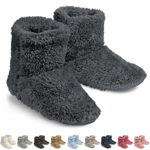 [Rilobi][フットコーディネーターの推奨]モコモコスリッパあったかスリッパ北欧冬用ルームシューズ冬滑..