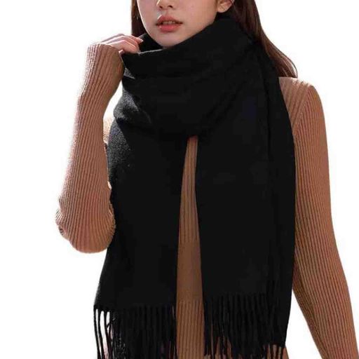 [RIIQIICHY]マフラーレディーストール結婚式大判ストールレディース無地誕生日プレゼントクリスマスプ..