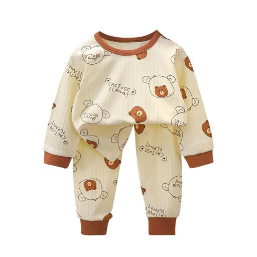 [LiryShowfoevng]ルームウェアパジャマ子供服上下セット2点セットトップス長袖長ズボン女の子男の子キ..