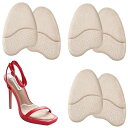 SOYANGNEKつま先インソール6枚なんしつシリカゲルクッション前滑り防止パッド6mm厚みゆるい靴のサイズ調整ハイヒールインソール水洗い繰り返し使える衝撃吸収圧力分散弾力性