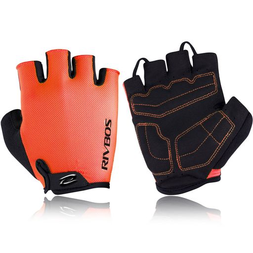 RIVBOS(リバッズ)サイクルグローブサイクリング自転車ロードバイクグローブ手袋3D立体指切りgel入り耐..