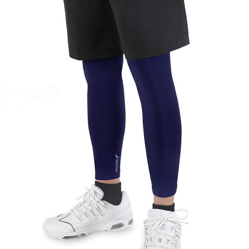 [Nipinus]レッグカバーサイクル速乾UVカットUPF50+滑り止め付き日焼け防止吸汗速乾夏用清涼感(1ネイビーL)