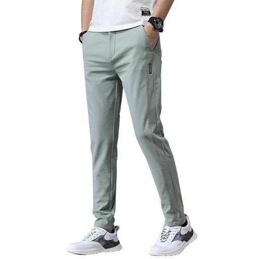 ズボンメンズパンツ接触冷感夏服ジョガーパンツ涼しい速乾超ストレッチスウェットパンツ薄手軽量レギパン美脚イージーパンツ部屋着ボトムスアイスシルクパンツ春夏