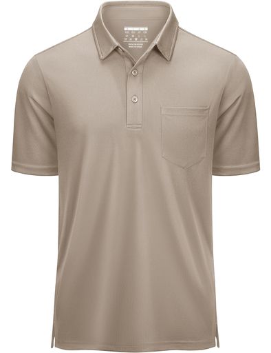 [KEFITEVD]ゴルフポロシャツメンズ半袖吸汗速乾ビジネスポロ無地ゴルフシャツ襟付きシャツ大きいサイズ..