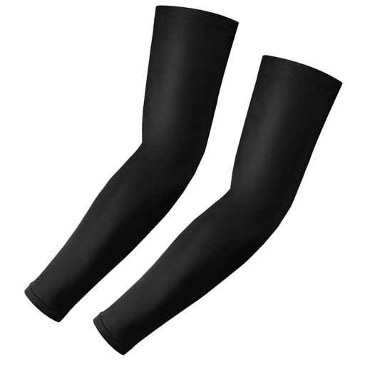 [Nipinus]アームカバー冷感日焼け止めメンズレディースアームカバー涼しいサラサラ無地吸汗速乾滑り止めゴルフ野球ランニングスポーツ作業用腕カバー(無ロゴブラックL)