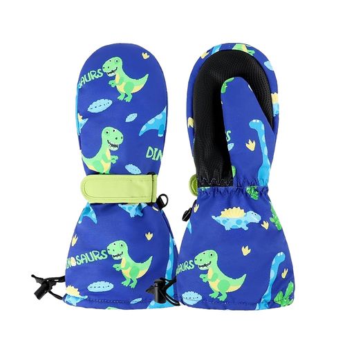 [Pnvruy]スキーグローブ子供スノーボードグローブキッズスキーミトン子ども手袋防水防寒スノー手袋てぶ..