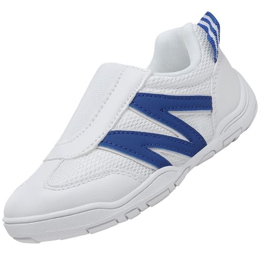 [Mishansha]子供上履き男の子うわ靴女の子うわばき上靴通気伸縮ゴム柔軟滑り止め保育園幼稚園(16.0cmブ..