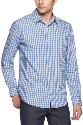 [CQR]シャツ長袖メンズレギュラーフィット軽量耐久性カジュアル綿100ポプリン素材無地チェック柄胸ポケ..