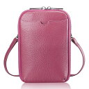 KITATU本革スマホポーチレディース斜めがけ多機能大容量キーリング取り外し可能長さ調節可能縦型おしゃれ財布収納ショルダーバッグポシェット