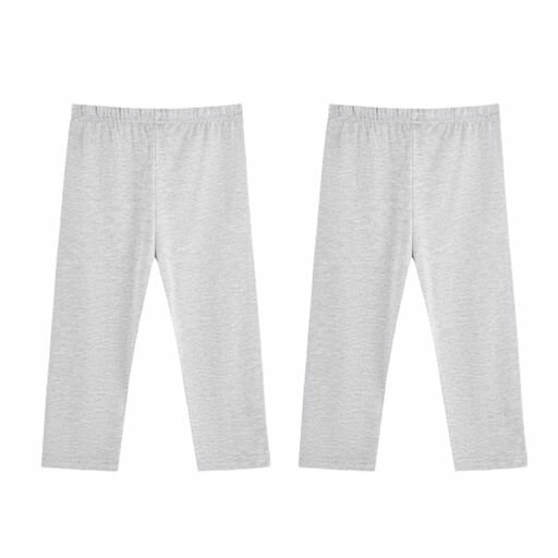 [BOLDLOVO]キッズレギンス7分丈ダンスパンツタイツボトムス女の子男の子薄手夏ストレッチ無地綿七分レ..