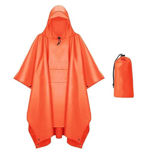 [Matreeglam]レインポンチョメンズレインコートポンチョレディースレインウェア防水カッパ自転車雨合羽大きいサイズ軽量便利超撥水多機能通勤通学アウトドア野外活動釣り収納袋付き(オ…