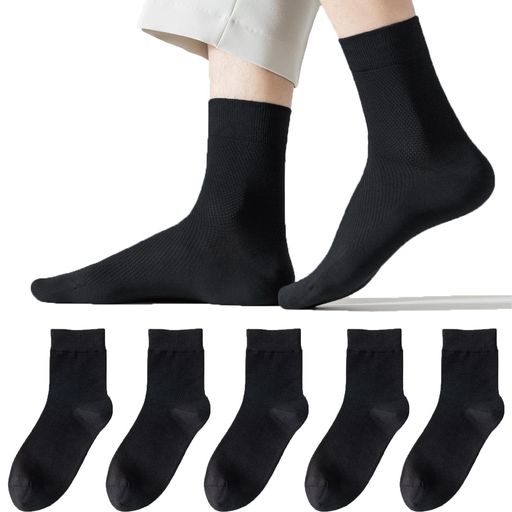 [Aseline]靴下メンズ5足組くつしたおしゃれ男夏用24cm-27cm【95%綿薄手抗菌防臭吸汗速乾】ソックススポーツソックスカジュアルビジネスソックス