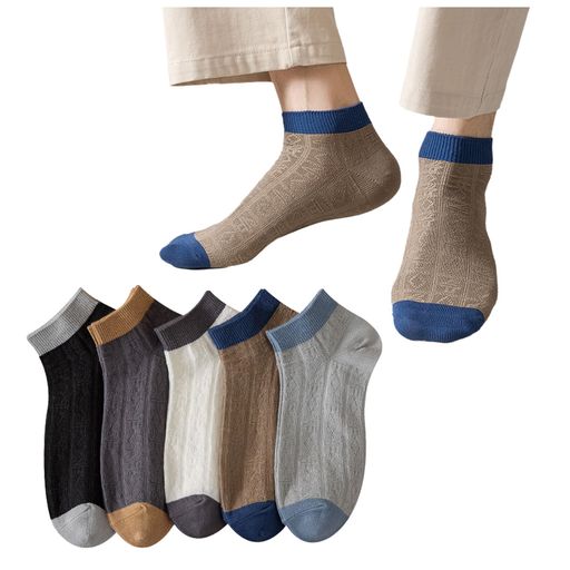 [MefuBoda]靴下メンズソックスくるぶしソックス脱げない靴下男性靴下セット綿浅履きスポーツソックスビ..