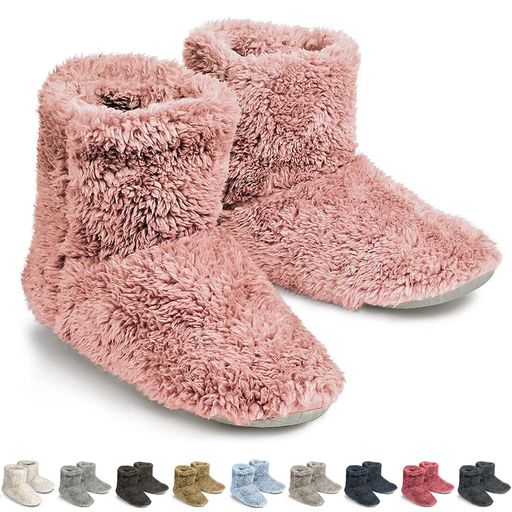 [Rilobi][フットコーディネーターの推奨]モコモコスリッパあったかスリッパ北欧冬用ルームシューズ冬滑..