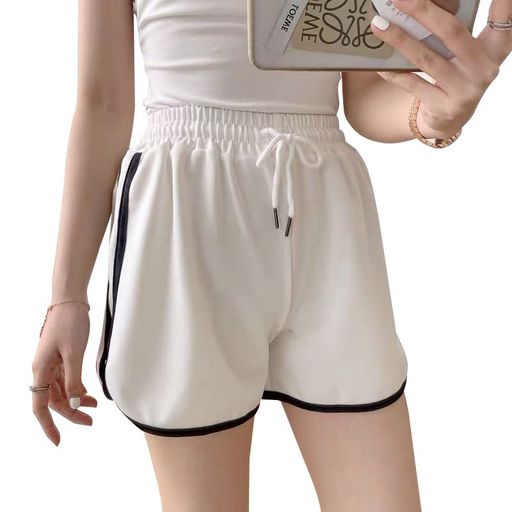 [セクションSEYIXU]ショートパンツレディース夏ハイウエストゆったりふんわりワイドパンツ薄手ウェストゴムシンプル短パンショーパンパンツお洒落カジュアル大人可愛いズボンボトムス…