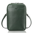 KITATU本革スマホポーチレディース斜めがけ多機能大容量キーリング取り外し可能長さ調節可能縦型おしゃれ財布収納ショルダーバッグポシェット