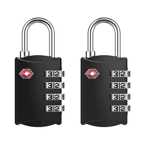 TSAロック2個セットアメリカ旅行南京錠4桁ダイヤルロックスーツケース安心安全盗難防止ハンドバッグジ..