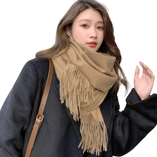 [Allanve]マフラーレディース大判ストール【高級な雰囲気・柔肌ふんわり・暖かい防風】柔らかいチェッ..