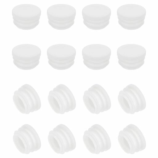 PATIKILラウンドプラスチックプラグ、16個7/8インチ/22mmチューブ挿入エンドキャッププラスチックプラ..