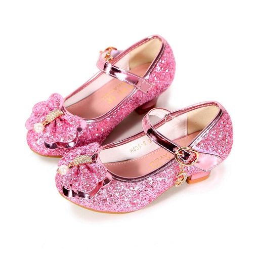 [YUNICUS]女の子シューズフォーマル靴エルサ靴キラキラプリンセス風パーティー靴ピアノ演奏会結婚式バ..