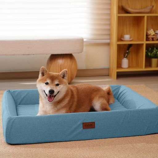 垫子 - EMME 3D犬 ベッド 防水全週ウレタンペットクッション掃除しやすい ペットソファー ペットベッド 洗える 中綿無し 高反発 高齢犬 子犬 猫 多頭飼い 取り外せるカバー 滑り止め オールシーズ…