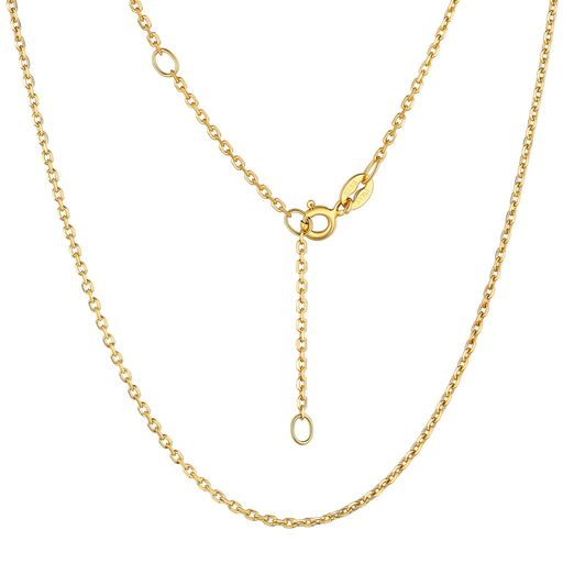 [Suplight]ネックレスレディースチェーンのみゴールドつけっぱなしあずきチェーンk18金金属アレルギー..