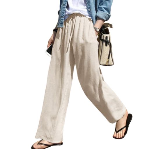 [WoauNuiHll]ワイドパンツレディースロング丈ガウチョパンツ無地ズボン薄手ボトムスポケット付き大きいサイズゆったり接触冷感おしゃれ通勤オフィス春夏秋