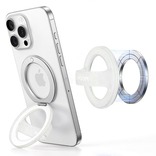 JOYROOMスマホリングスタンド【最新形態携帯リング・スタンド一体型】magsafeリングiphoneリングマグネットリング携帯リングスマホリン..