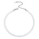ChicSilverシルバー925アンクレットレディース人気スネークチェーン22センチ+5センチアクセサリー