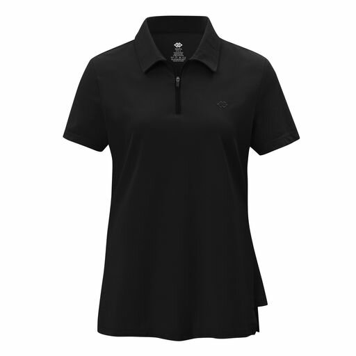 [YIRUIYA]ポロシャツレディース半袖ハーフジップゴルフシャツテニスシャツスポーツ春夏吸汗速乾通気日焼け止めトレーニングウェアショートシャツ介護ユニフォームオフィス仕事おしゃれ