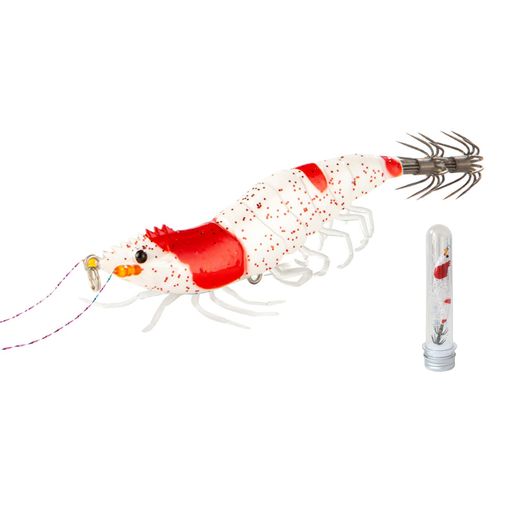 FINNECTエギ3.0号遠投ラトル内臓エギング仕掛けルアー蛸タコ釣り14.5g100mmルビーホワイト