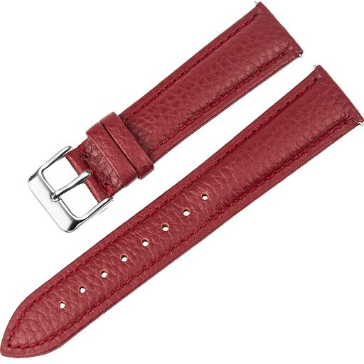 トンチャーメー腕時計ベルトレディースメンズレザー替え時計バンド超薄両面本革柔らかいイージークリッ..