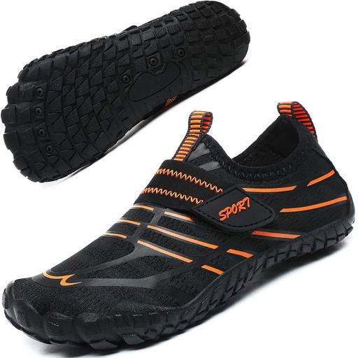 [Geecol]マリンシューズ、キッズ用ウォーターシューズ男の子や女の子は素足で砂浜、プールで運動できる..