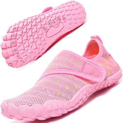 [Geecol]マリンシューズ、キッズ用ウォーターシューズ男の子や女の子は素足で砂浜、プールで運動できる..