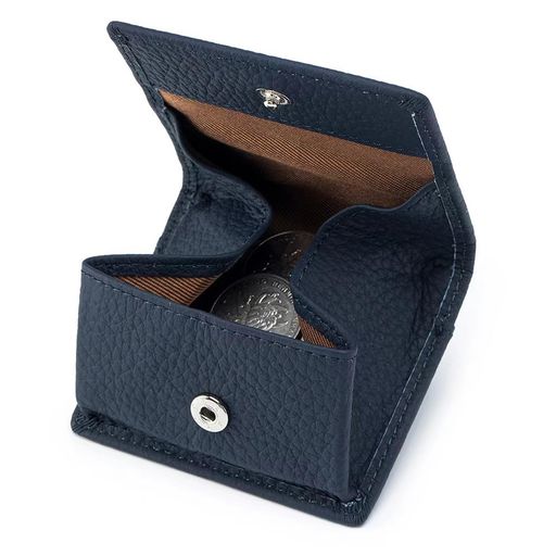 小銭入れレディース革ボックス型小銭入れメンズコインケースミニ財布コンパクトサイズボタン式カード使..