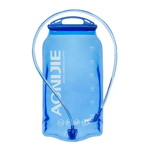 Azarxisハイドレーション給水袋ウォーターキャリー水分補給防塵キャップ付き軽量全開口式チューブラン..