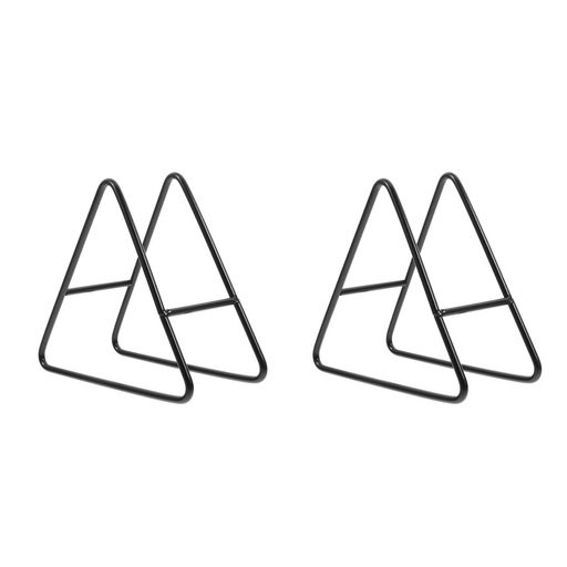 OUNONAコースター収納ホルダーラックコースター入れコースタースタンドシェルフ整理棚鉄製三角形立体お..