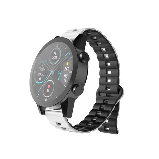 2色シリコンマグネットバンドは12色のカラーで、様々な日常シーンに合わせることができます。 時計バンドの幅は20mm/22mmで、ほとんどのスマートウォッチに適用する。注文する前に、あなたのスマートウォッチの幅を十分に確認してからご購入ください。 時計バンドは液状シリコンで作られ、柔らかく快適通気防水耐久性特性を持ち、腕にぴったりフィットし、軽量設計で手首にストレスを与えません。 バンドは48個の軽量化された強力マグネットを搭載し、時計を手首に貼り付けます。着脱が簡単で交換も簡単です。 アフターサービス保証:6ヶ月の品質保証を提供します。もし我々の製品に満足しない場合、我々は全額返金サービスを提供します。ご質問などございましたらメールでお問い合わせください。24時間以内に返信させて頂きます。