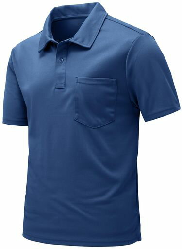 肌触りの爽やかさをキープするドライポロシャツ。汗をすぐに吸ってすぐに乾かす、ドライ機能と通気性抜群の素材を使用。ビジネスからカジュアルまで着回し可能な消臭・抗菌ポロシャツ! 通気、透湿、軽量タイプなので暑い日もずっと爽やかな着心地です。シャツの襟元は2つポタンで、開襟にしてもハイネックにしても着られるのメンズアウトドアシャツ。 胸元にはポケット付き、便利性とファション性をアップ。どんなコーディネートにも馴染むデザインのゴルフシャツ、カラーマッチングデザインにしたことで存在感と男らしさを! 普段着としてはもちろん、ゴルフ、ハイキング、登山、サイクリング、フィットネス、ジョギング、キャンプ、サバイバルゲーム、魚釣り、ランニング、ウォーキング、スポーツなどアウトドアシーンにも最適です。 安心保証:品質保証があるので、ご安心して購入ください。出荷前、丁寧に検査いたします。万が一、商品が不具合の場合、遠慮なくいつでもご連絡ください。※ご注意:サイトに掲載されている商品は、モニター環境により実際のものと素材感、色が若干異なって見える場合がございます。ご了承ください。