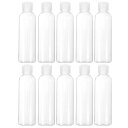LALAFINAトラベルボトル200mlプラスチック容器小分けボトル化粧品用詰め替えボトル空ボトルシャンプークリーム化粧品小分け容器トラベル出張旅行化粧品収納10本セット