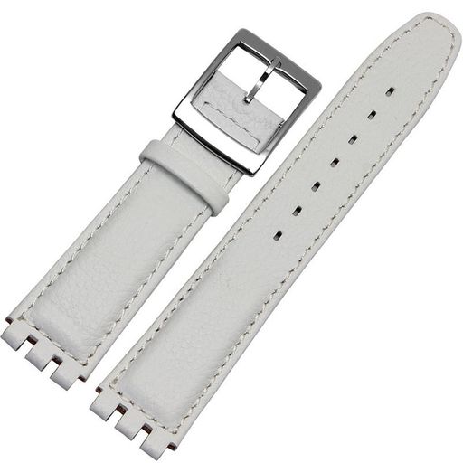 [チョコマン]スウォッチベルト17mm19mm本革時計バンド防水【3本バネ棒+バネ棒外し+専用ボックス付き】