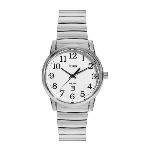 BUREI腕時計レディースアナログクォーツおしゃれ防水日付蓄光見やすい文字盤ステンレス鋼ベルトシンプルオシャレかわいい女性時計カジュアルビジネス通勤通学記念日受験誕生日お祝い…