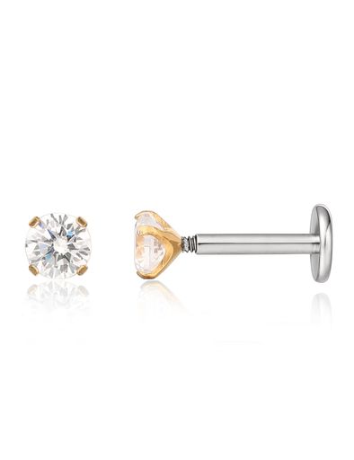 Limerenciaチタンボディピアス18g医療用軟骨金属アレルギー対応純チタンラブレットつけっぱなしピアス..