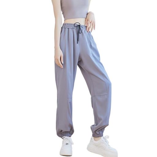 [Runningsheep]ジョガーパンツレディースロングパンツジャージ下フィットネスゆったりトレーニングランニングヨガパンツ0003gr-XL