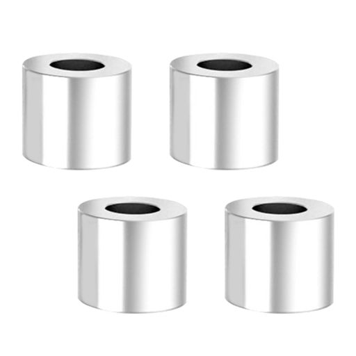 TVETEアルミスペーサーm8丸型ワッシャーアクスルスリーブ【約20mm*20mm4個入り】アルミ合金ガスケット..