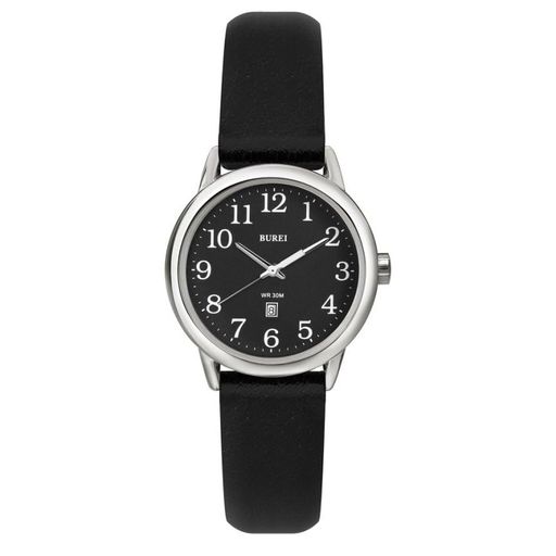 BUREI腕時計レディースアナログクォーツおしゃれ防水日付蓄光見やすい文字盤革ベルトシンプルオシャレかわいい女性時計軽いカジュアルビジネス通勤通学記念日受験誕生日お祝いプレゼ…