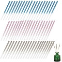 GLOWZENディフューザースティック3色セット60個入り香槟金・ピンク・ブルーフレグランスリードルームフレグランスアロマディフューザー部屋用芳香...